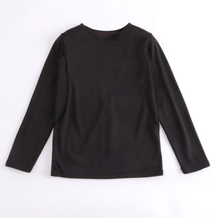 日式秋冬加绒加厚保暖孕妇卫衣侧开哺乳服喂奶衣哺乳打底衣