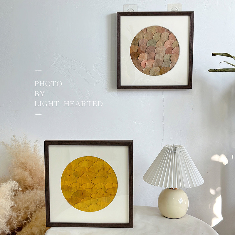 植物标本相框押花装饰画生日礼物