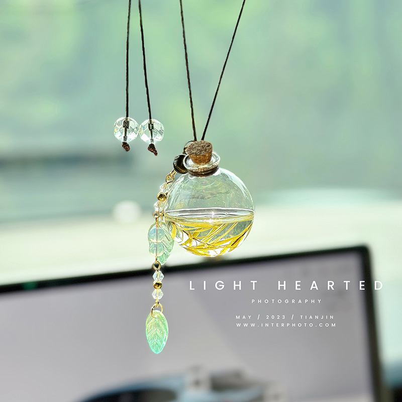 浮游花淡香车载香水香薰车载挂饰