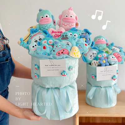 卡通丑鱼玩偶花束生日节日礼物