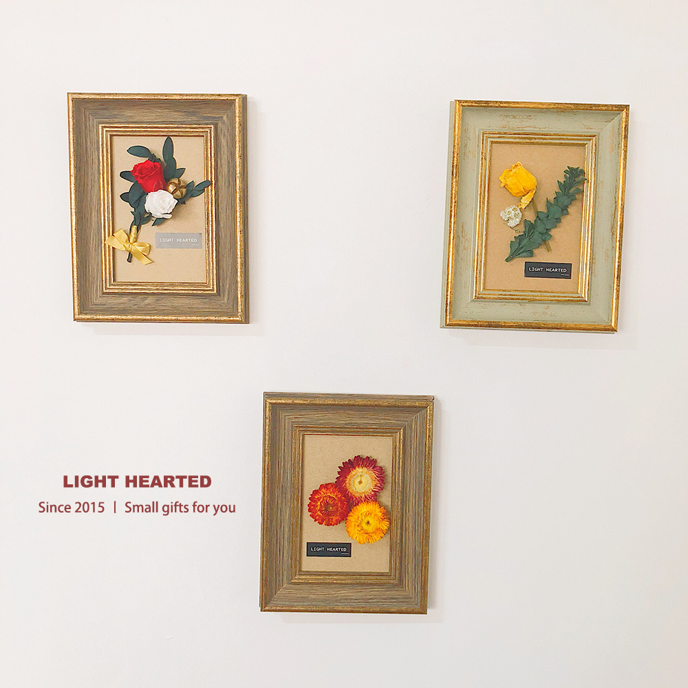 植物标本干花贴画挂画摆件相框