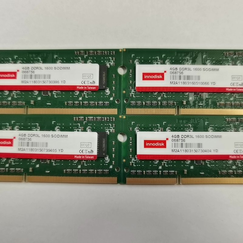 innodisk内存，4GB，DDR3,1600，二手拆机，