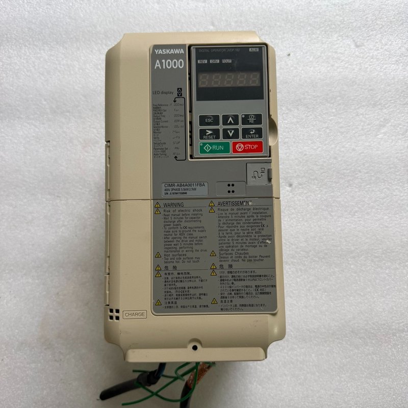 议价安川A1000变频器，型号CIMR-AB4A0011FBA，维修