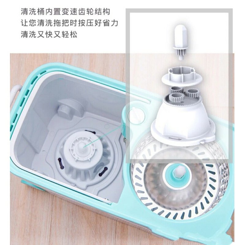 妙洁全新旋转拖把