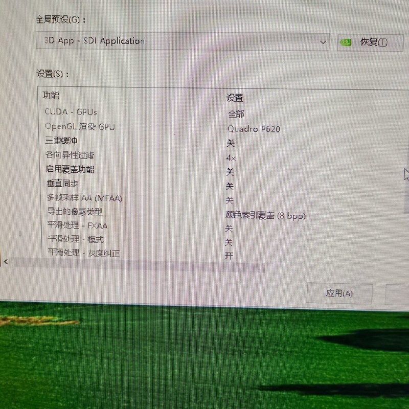 丽台p620 2G专业绘图显卡。