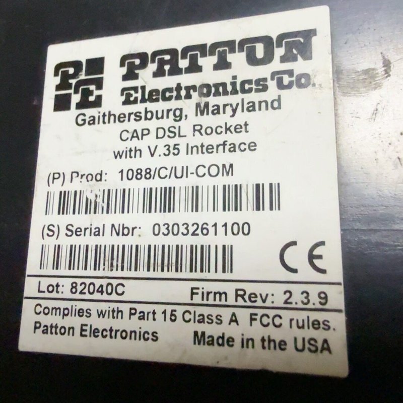 PATTOR 1088/C /UI-COM实物图，需要请私聊