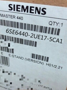 6SE64402UE175CA1西门子MM440变频器无滤波器6SE6440-2UE17-5CA1
