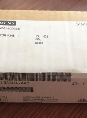 6ES7461-3AA00-7AA0西门子S7400终端6ES7 461-3AA00-7AA0现货原装