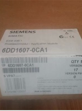 6DD1 607-0CA1西门子功能模块6DD1 607-0CA1现货议价 圈全新