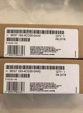 6ES7193-4CG30-0AA0 ET 200S电子模块端子模块 6ES71934CG300AA0