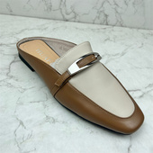 处理拖鞋 女夏季 女外穿新款 断码 女鞋 平底懒人包头半拖鞋 鞋 子女凉拖