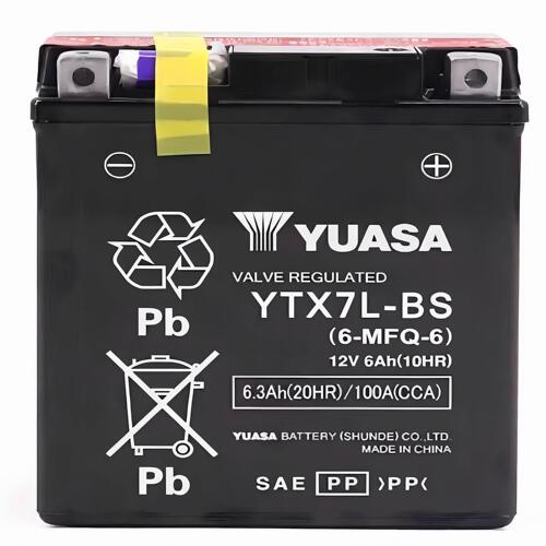 汤浅机车12V6AH电瓶免维