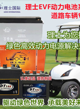 理士蓄电池6-EVF-100/12V100AH85A动力DT106/6V225叉车扫地机电瓶