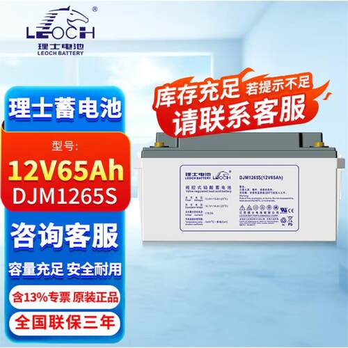 理士阀控式铅酸蓄电池12V