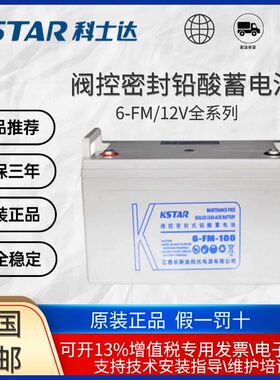 kSTAR科士达6-FM-100UPC不间断电源12v100AH免维护铅酸蓄电池电源