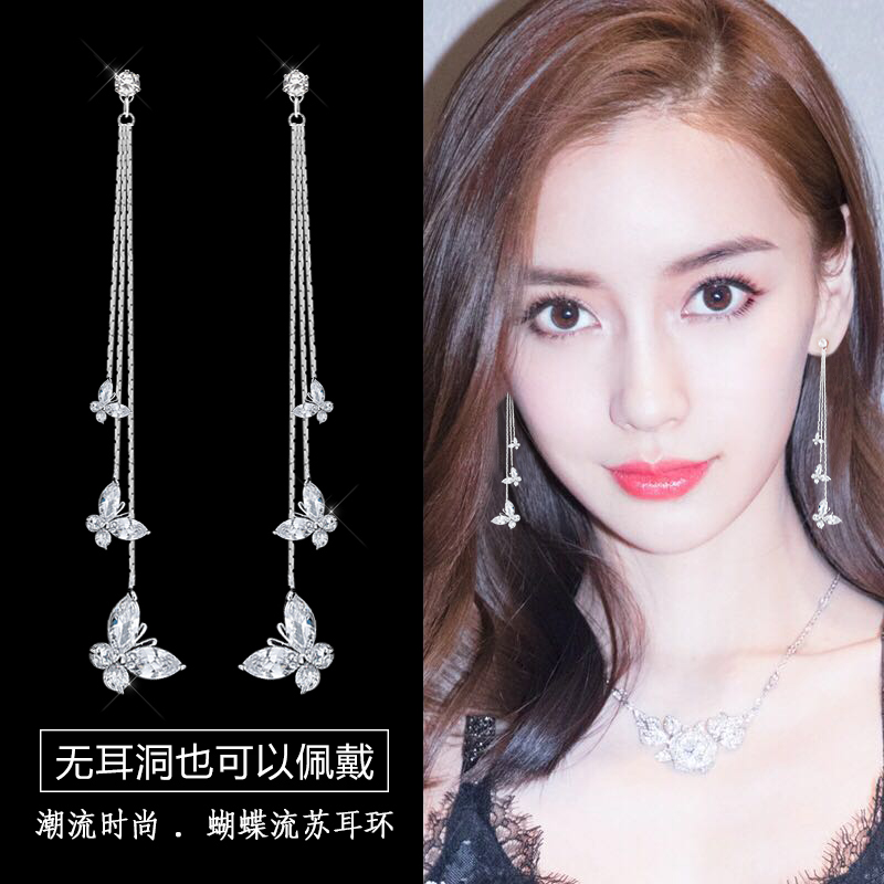 无耳洞女2021年新款潮的耳环耳夹