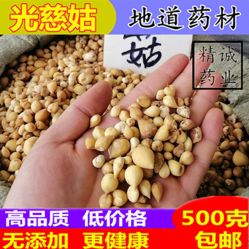 中药材光慈姑天然 正品光慈姑 白慈姑 光慈菇 白茨菇500克g包邮