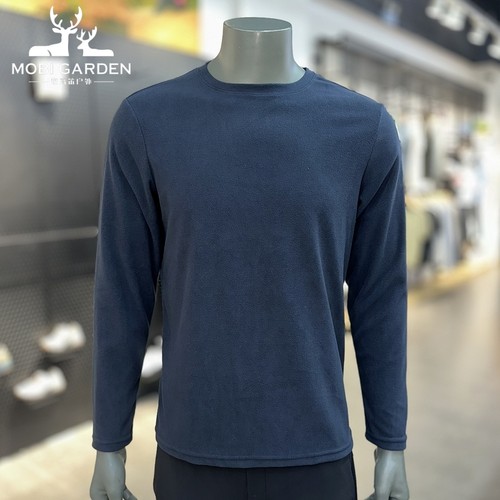 牧高笛薄款男士抓绒打底衫