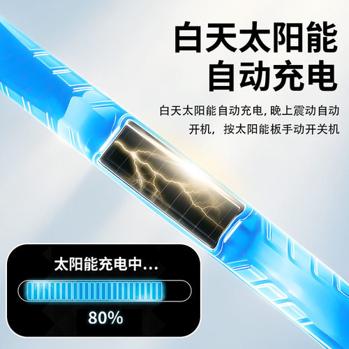 太阳能发光汽车车门防撞条车标款防刮防撞贴车门边保护条5色灯光