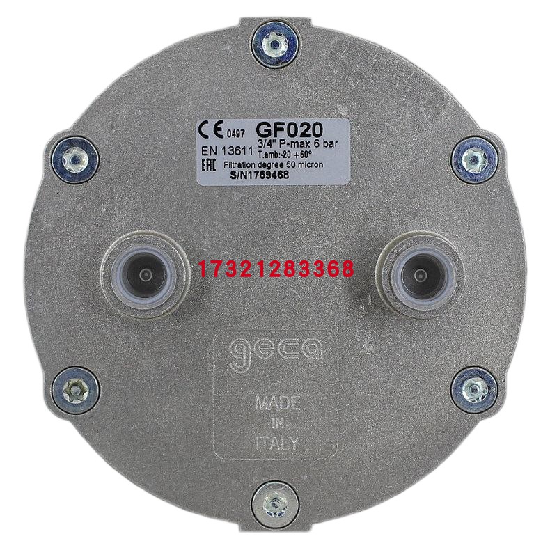 GF020 GF040 GFD65 GFD80 燃气过滤器 承压6bar 意大利 GECA集卡