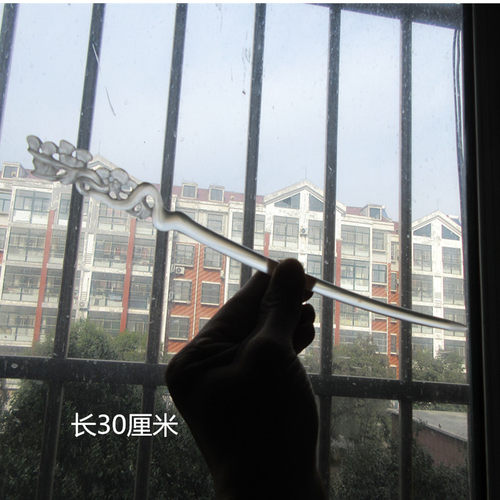 加长琉璃手工雕刻玉簪子