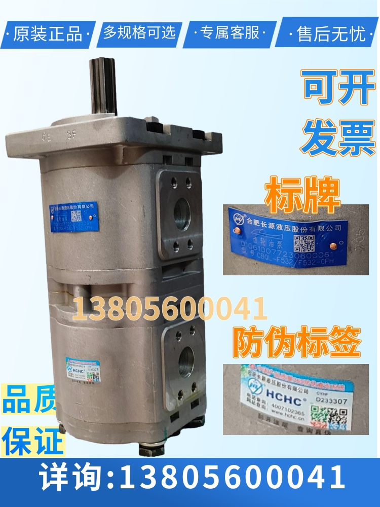 齿轮泵液压配件HCHC/长源串泵