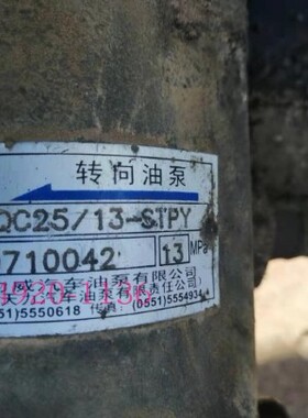 力威转向油泵 合肥力威助力泵  1032300018 动力油泵QC25/13-STPY