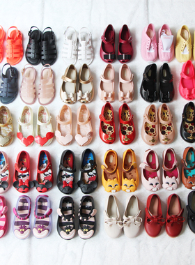 清仓巴西Mini梅丽莎disneytwins米奇米妮儿童男女宝宝鞋果冻香鞋