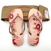 哈瓦那SLIM女款 2024款 havaianas巴西正品 花色人字拖凉拖防滑沙滩