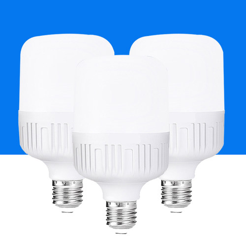 LED灯泡球泡灯家用LED节能灯E27螺口电灯泡照明灯30W50W80W