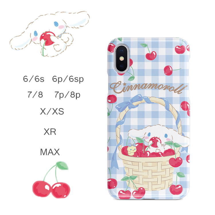 13大耳狗11樱桃适用于iPhone8plus手机壳xs max软7蓝格12玉桂狗xr