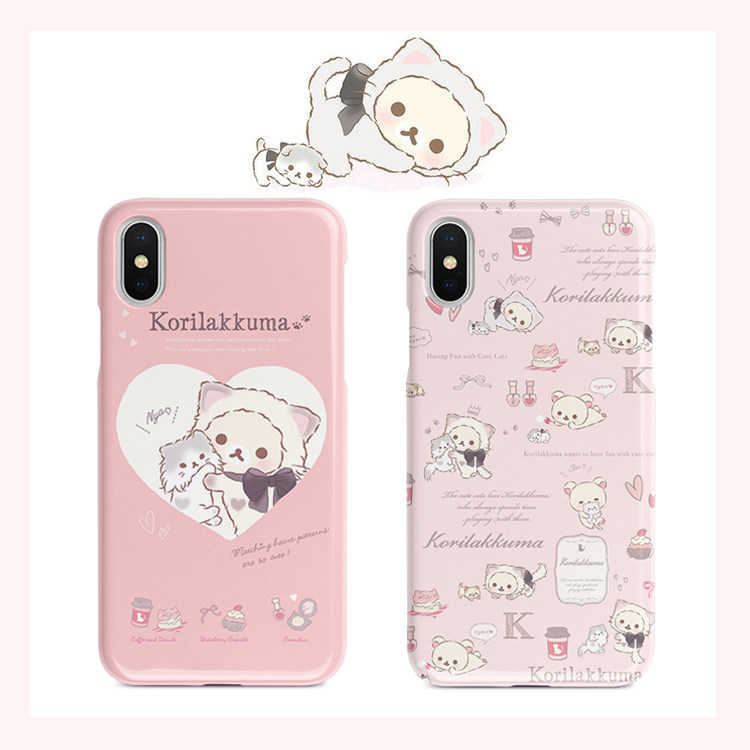 适用于iPhone8plus手机壳7p粉色11pro小熊xs max软壳xr爱心12 13