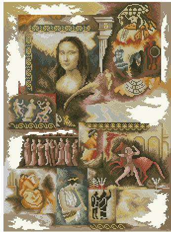 刘年锦绣正品法国DMC线自配十字绣套件非印花La 34684