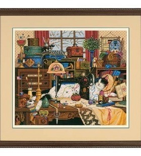 刘年锦绣 正品DMC线R线十字绣自配套件 非印花 Dim 03884