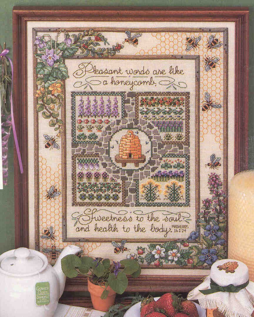 刘年锦绣 正品DMC线R线十字绣自配套件 非印花 Jan 蜂巢