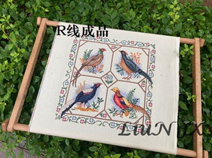 刘年锦绣正品法国DMC线自配十字绣套件非印花 JCA 03219 四重奏