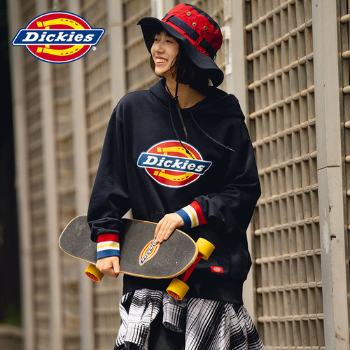 Dickies加绒连帽卫衣秋冬新品