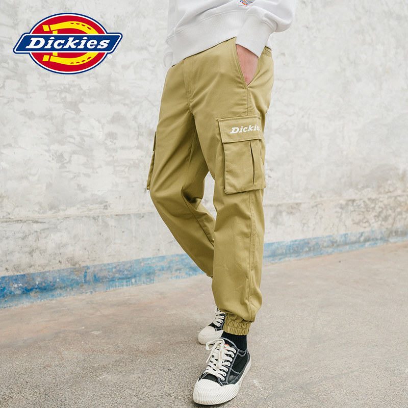Dickies慢跑裤LOGO印花多袋工装裤 春季新品男式休闲束脚长裤8938