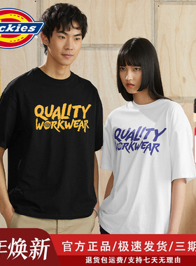 Dickies官方正品印花短袖男春夏新款上衣女情侣圆领休闲百搭10367