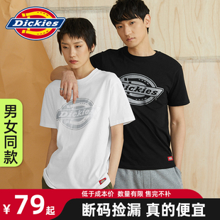 Dickies简约短袖 男25春夏纯棉清爽舒适宽松休闲百搭上衣女T恤学生