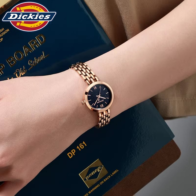 Dickies小众轻奢钢带石英腕表图片