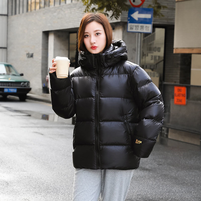 2025冬新羽绒棉服女短款情侣加厚显瘦面包服连帽修身保暖宽松外套