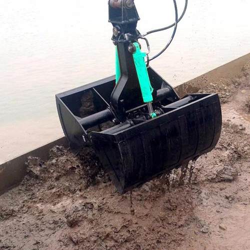 厂家出售SK200贝壳斗 1.2方液压贝壳抓斗 港口抓沙挖斗 卸煤斗