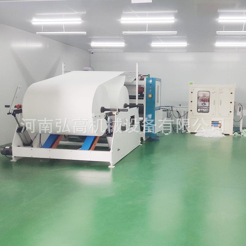 全自动抽取式面巾纸加工设备 大型抽纸机器 家用抽式纸巾生产设备