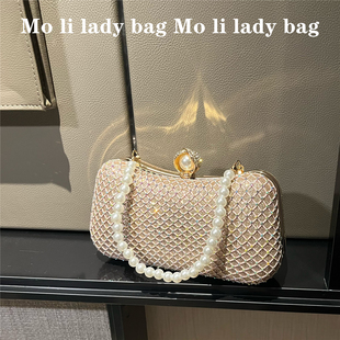 闪亮晚宴手拿包女宴会搭配晚礼服的包晚会旗袍手包晚装派对小包包