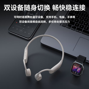 飞利浦（PHILIPS）骨传导蓝牙耳机挂耳式真无线开放式TAA6609C