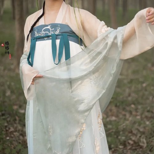 原创【流光溢彩】烫金龙母女披帛