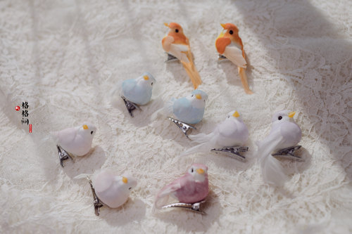 古风汉服日常头饰点缀儿童发夹