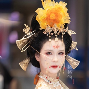 格格间原创【醉花荫】保色铜异域舞姬唐风游戏燕云十六声汉服发饰