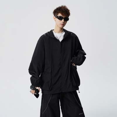 NOMT夏季男轻薄连帽防晒服UPF50+